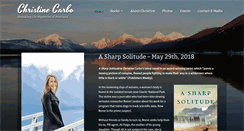 Desktop Screenshot of christinecarbo.com
